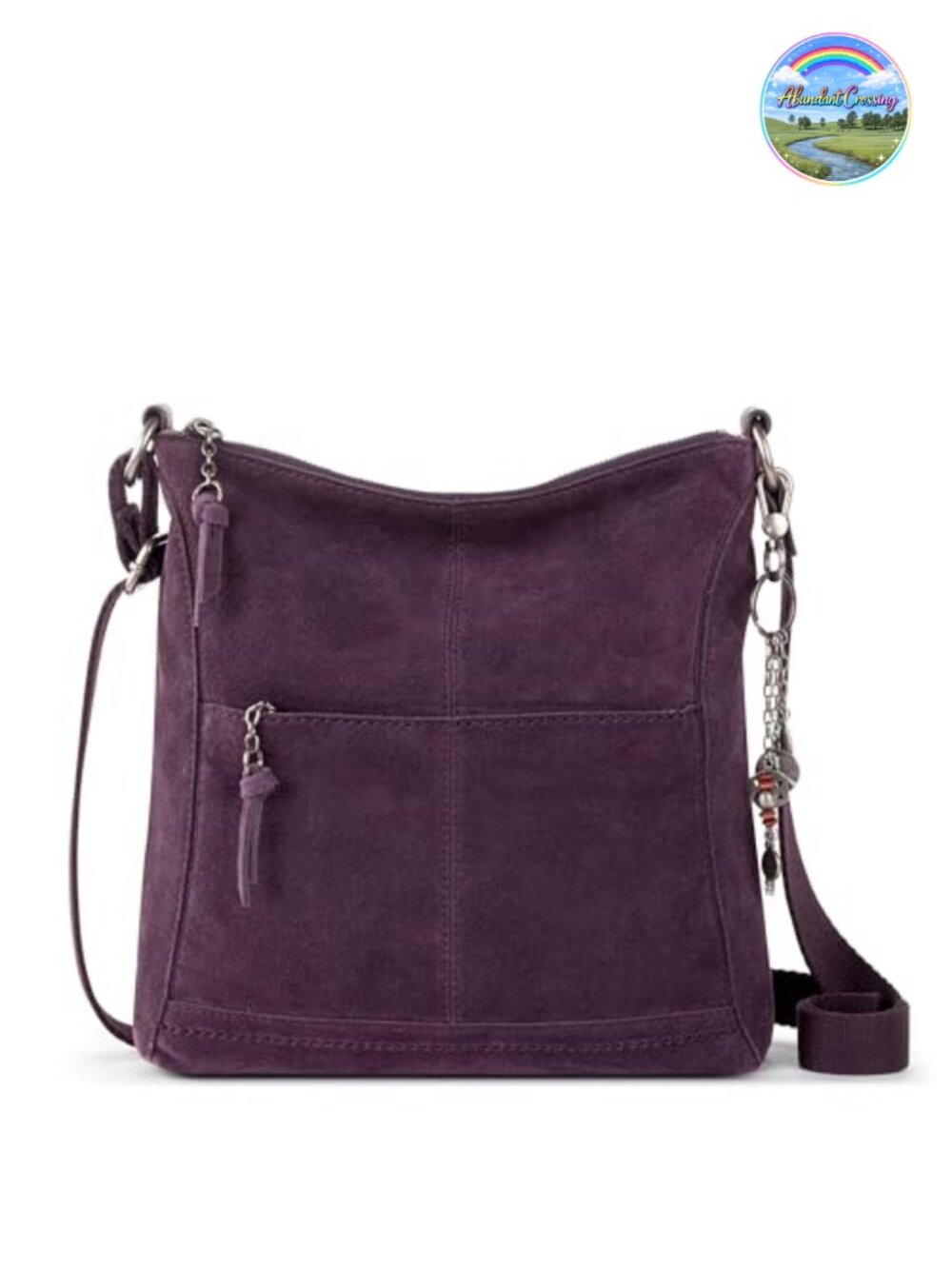Leather Crossbody Purse with Adjustable Strap, Multi Pockets